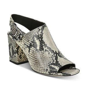 New Via Spiga Elma Block Heel - Snake - 10